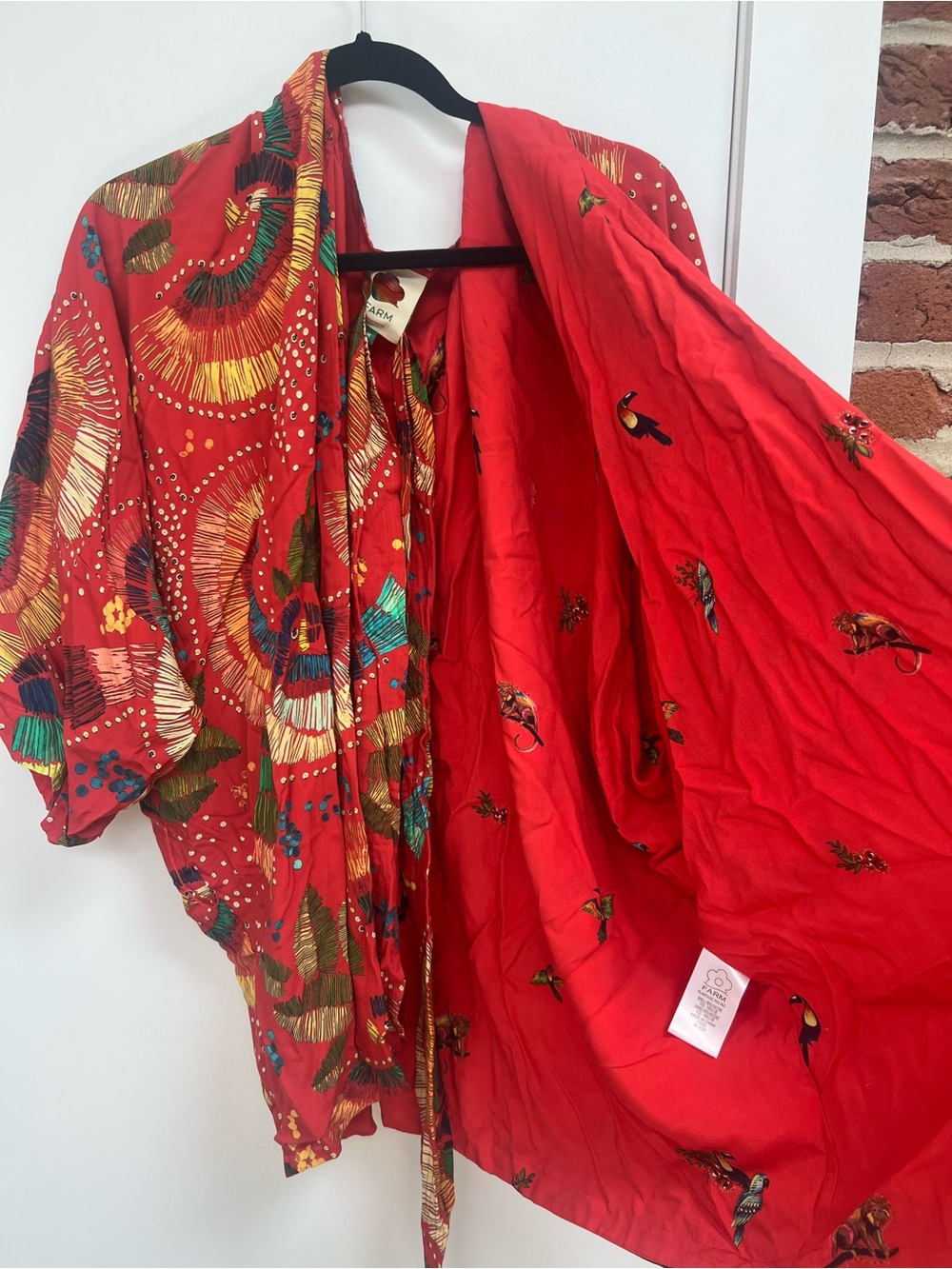 Farm Rio Carnaval Reversible Kimono - Picture 3 of 5